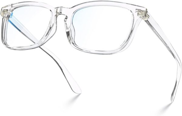 VISOONE Blue Light Blocking Glasses Square with Anti Computer Glare for Gaming Women and Men MONTANA