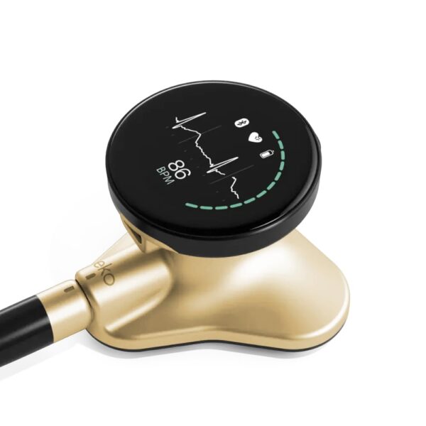 Eko CORE 500™ Digital Stethoscope — The Pinnacle of Digital Stethoscope Technology, Combining TrueSound™ Audio with 3-Lead ECG and a Full-Color Display, Champagne, COR501-CHP/CHP - Image 9