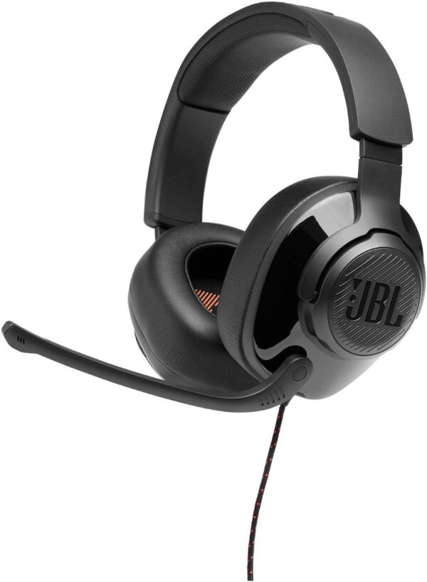 JBL Quantum 300 - Wired Over-Ear Gaming Headphones with JBL Quantum Engine Software - Black, Large