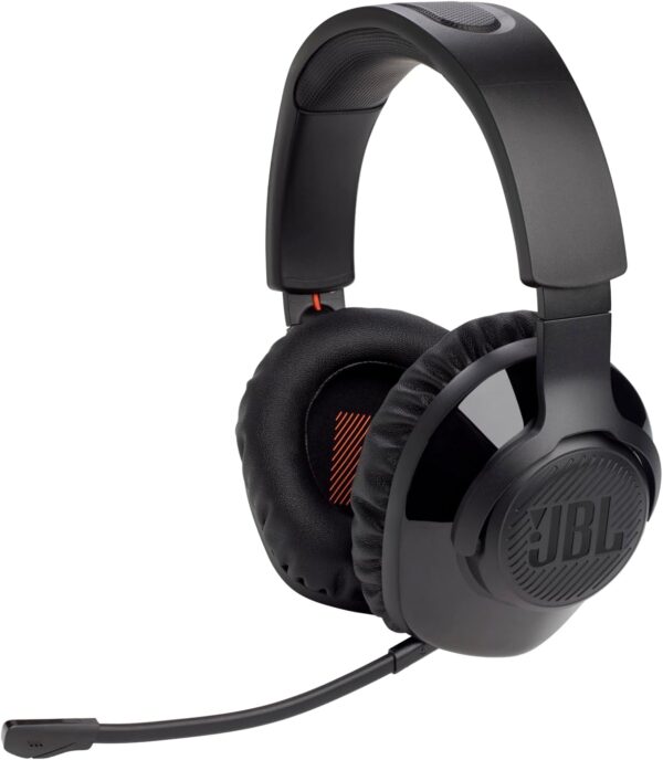 JBL Quantum 350 Wireless - Wireless PC gaming headset with detachable boom mic, 22-hour battery life, speed charge and power&play, Optimized for PC, compatible with multiple platforms (Black) - Image 6