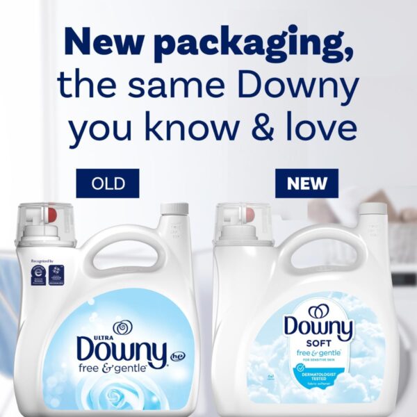 Downy Free & Gentle Fabric Softener (Fabric Conditioner), 140 fl oz, 190 Loads, Hypoallergenic - Image 9