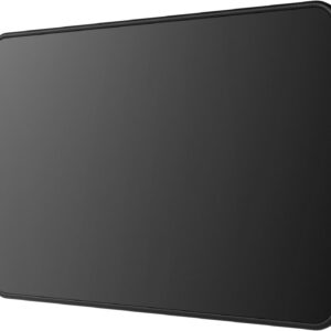 MROCO Mouse Pad [30% Larger] with Anti-fray Stitching, Premium-Textured & Waterproof Computer Mousepad with Non-Slip Rubber Base, Gaming Mouse Mat for Laptop, Office & Home, 8.5 x 11 inch, Black