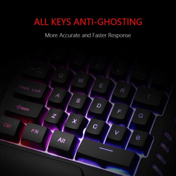 RedThunder One Handed Gaming Keyboard RGB Backlit 35 Keys Portable Mini Gaming Keypad Ergonomic Game Controller for PC Gamer - Image 5