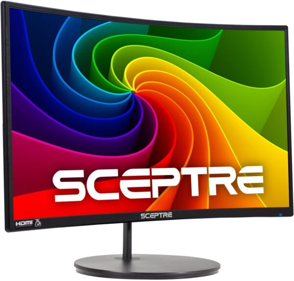 Sceptre Curved 24-inch Gaming Monitor 1080p R1500 98% sRGB HDMI x2 VGA Build-in Speakers, VESA Wall Mount Machine Black (C248W-1920RN Series) - Image 8