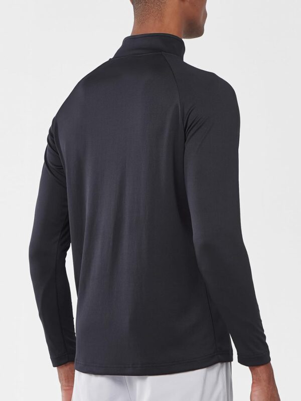 NORTHYARD Men's Running Shirt Long Sleeve Quarter Zip Pullover Moisture Wicking Quick Dry Athletic Workout Shirts - Image 3