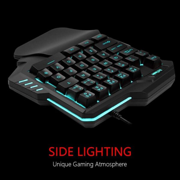 RedThunder One Handed Gaming Keyboard RGB Backlit 35 Keys Portable Mini Gaming Keypad Ergonomic Game Controller for PC Gamer - Image 3