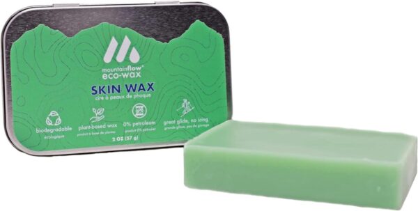 mountainFLOW eco-Wax Skin Wax (Rub-On), Plant-Based + Biodegradable, Prevents Icing, Great Glide - Image 2