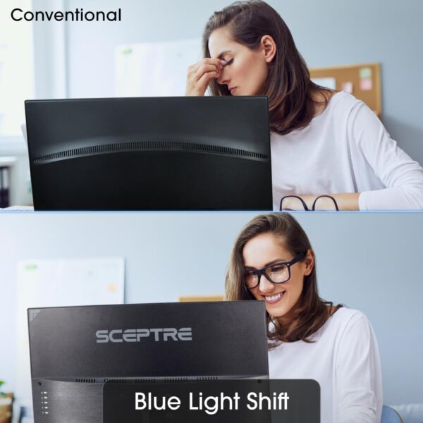 Sceptre Curved 24.5-inch Gaming Monitor up to 240Hz 1080p R1500 1ms DisplayPort x2 HDMI x2 Blue Light Shift Build-in Speakers, Machine Black 2023 (C255B-FWT240) - Image 8