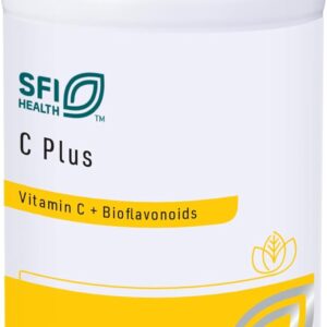 Klaire Labs C Plus with Bioflavonoids - Vitamin C Blend with Citrus Bioflavonoid Complex - Immune Support (90 Capsules)