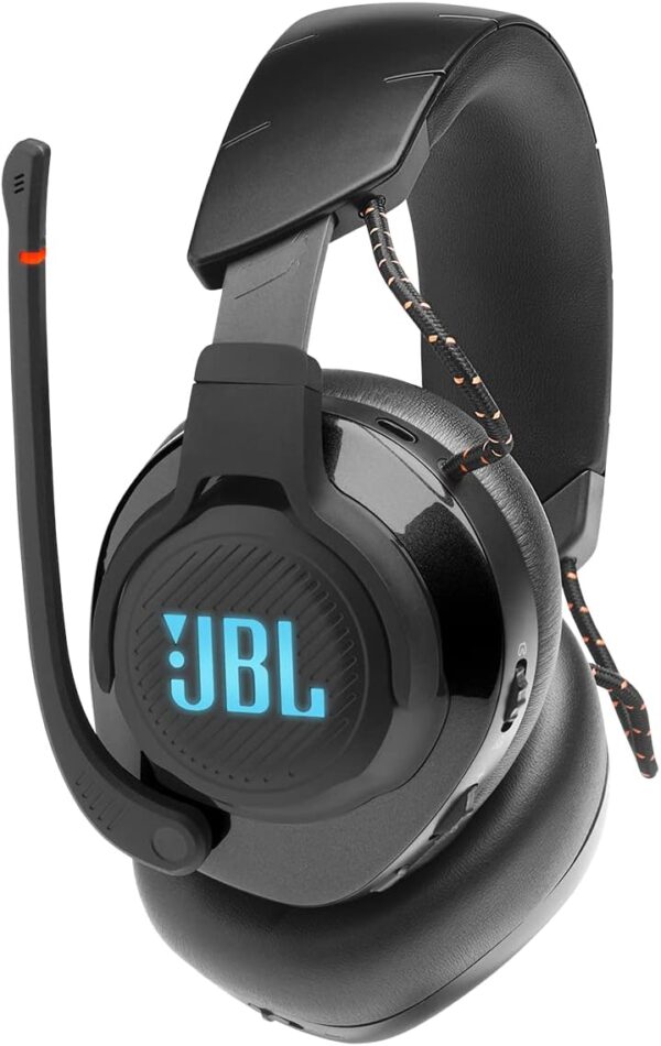 JBL Quantum 610 Wireless - Wireless Over-Ear Gaming Headset, QuantumSURROUND, 2.4GHz Wireless, 40 Hours of Wireless Battery Life, Game-Chat dial, flip-up Boom Microphone (Black) - Image 6