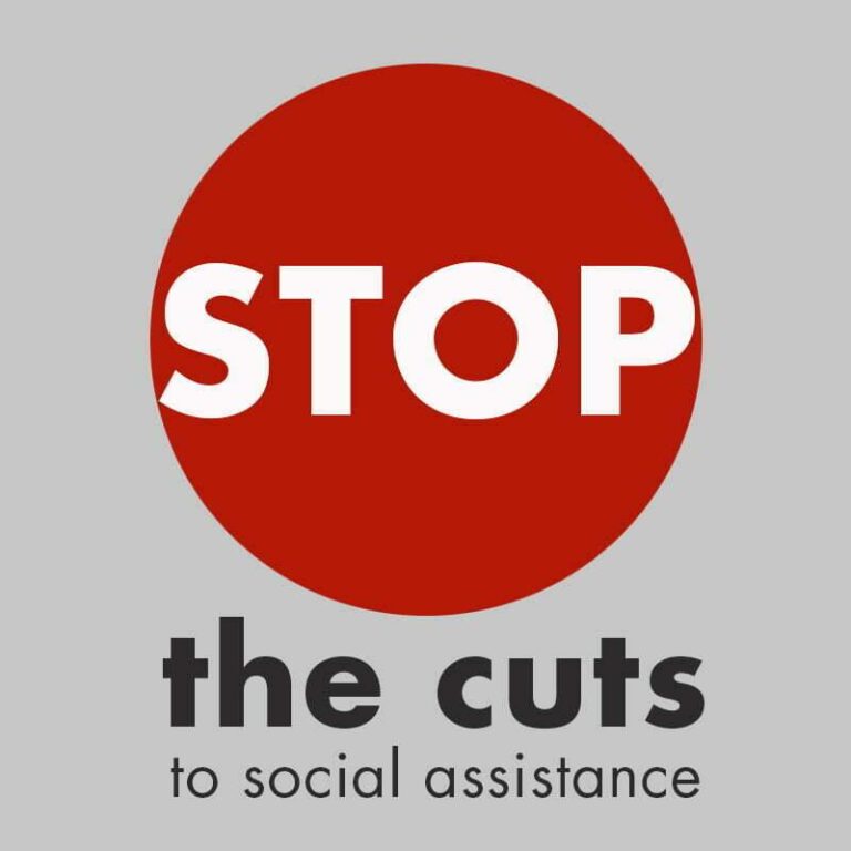 Cuts to social assistance are detrimental to our social fabric