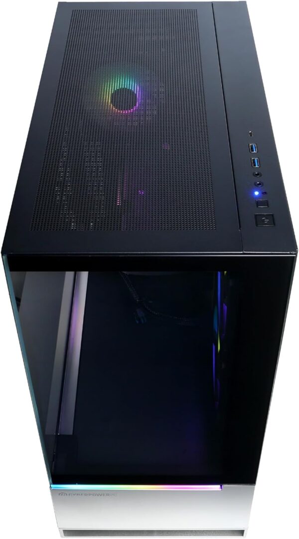 CyberPowerPC Gamer Master Gaming PC, AMD Ryzen 5 5500 3.6GHz, Radeon RX 6400 4GB, 16GB DDR4, 500GB PCIe Gen4 SSD, WiFi Ready & Windows 11 Home (GMA3100A) - Image 3