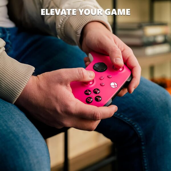 Xbox Core Wireless Gaming Controller – Deep Pink – Xbox Series X|S, Xbox One, Windows PC, Android, and iOS - Image 7