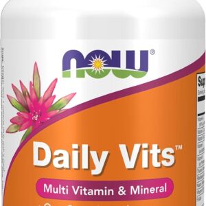 NOW Foods Supplements, Daily Vits™with Fruit & Veggie Blend, Lutein and Lycopene, 30 Veg Capsules