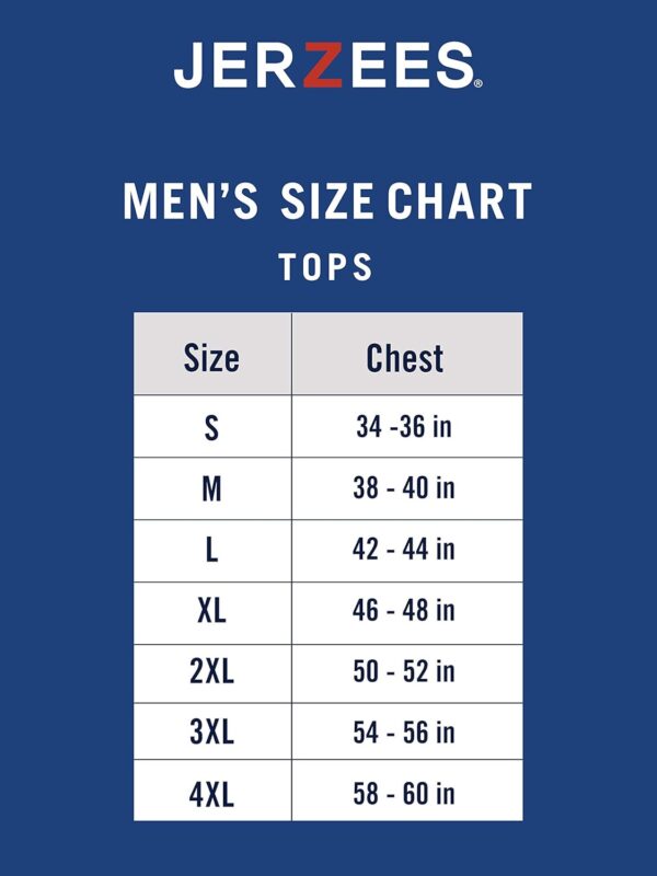 Jerzees Men's Dri-Power Cotton Blend Long Sleeve Tees, Moisture Wicking, Odor Protection, UPF 30+, Sizes S-3x - Image 5