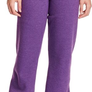 Hanes Women's EcoSmart Fleece Petite Sweatpants, Open Bottom Sweatpants, Regular & Petite Sizes