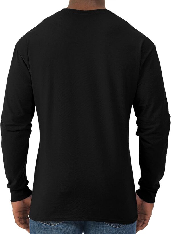 Jerzees Men's Dri-Power Cotton Blend Long Sleeve Tees, Moisture Wicking, Odor Protection, UPF 30+, Sizes S-3x - Image 3