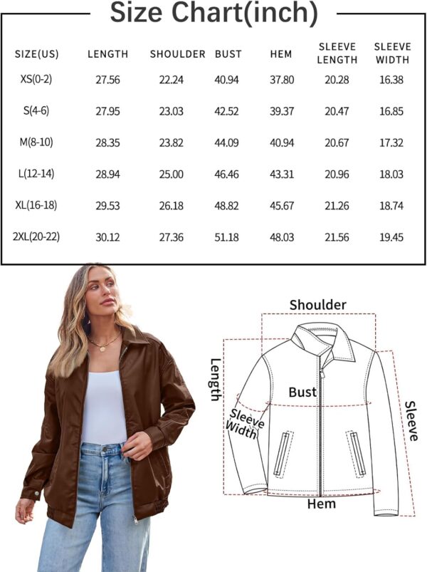 AUTOMET Womens Oversized Leather Jackets Faux Suede Fall Fashion Motorcycle Coats Winter Outfits Clothes 2024 - Image 6