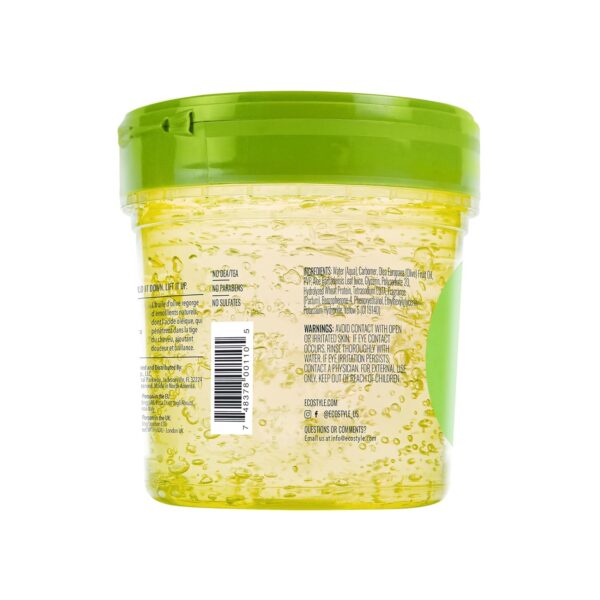 Eco Style Gel Olive Oil Styling - Adds Shine and Tames Split Ends - Delivers Moisture to Scalp - Nourishes And Repairs - Provides Weightless and Superior Hold - Ideal for all Hair - 8 oz - Image 2