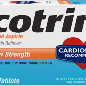 Ecotrin Low Strength Aspirin, 81mg Low Strength, 365 Safety Coated Tablets