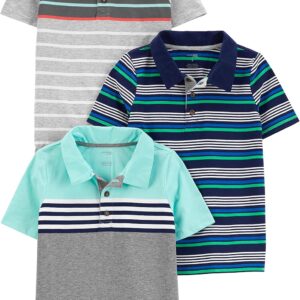 Simple Joys by Carter's Boys' 3-Pack Short Sleeve Polo