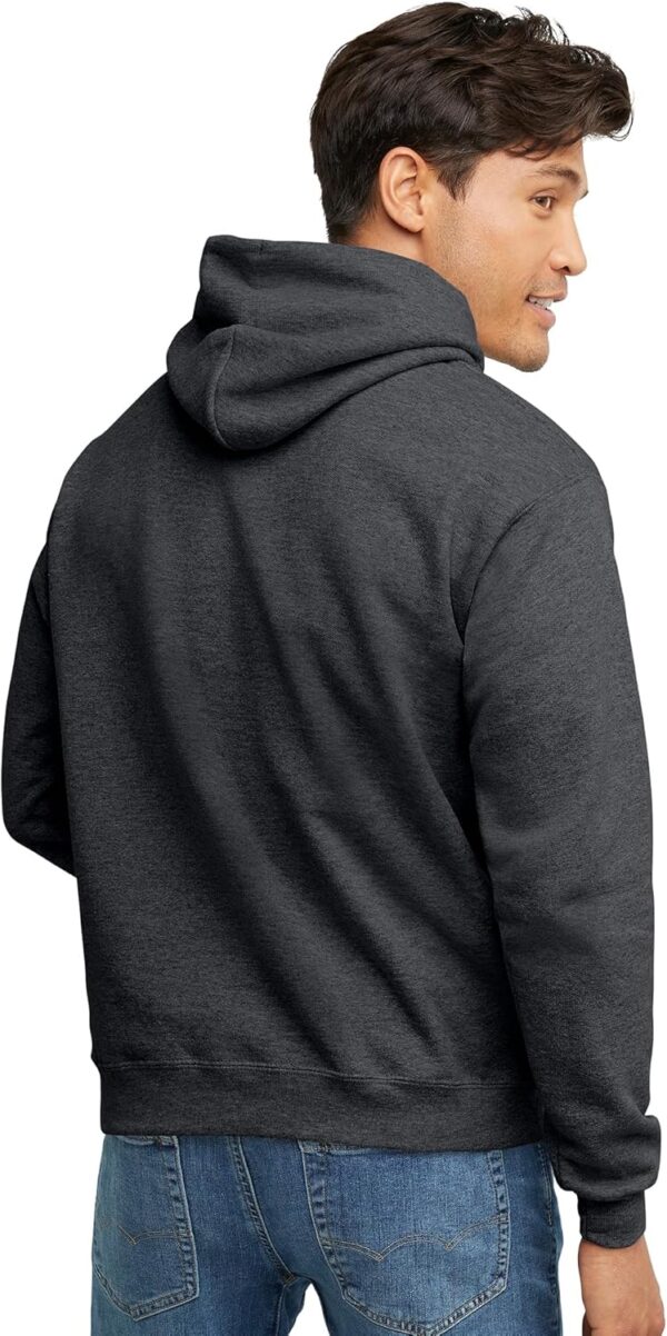 Hanes Men's Hoodie, EcoSmart Fleece Hoodie, Hooded Sweatshirt for Men - Image 2