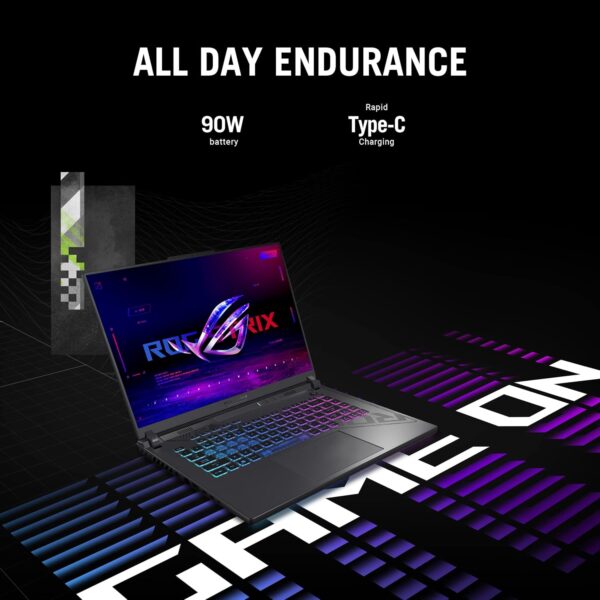 ASUS ROG Strix G16 (2024) Gaming Laptop, 16” 16:10 FHD 165Hz Display, NVIDIA® GeForce RTX™ 4060, Intel Core i7-13650HX, 16GB DDR5, 1TB PCIe Gen4 SSD, Wi-Fi 6E, Windows 11, G614JV-AS74 - Image 8