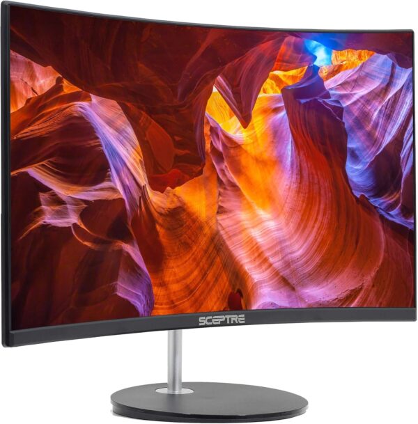 Sceptre Curved 24-inch Gaming Monitor 1080p R1500 98% sRGB HDMI x2 VGA Build-in Speakers, VESA Wall Mount Machine Black (C248W-1920RN Series) - Image 9