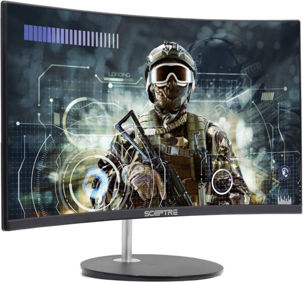 Sceptre Curved 24-inch Gaming Monitor 1080p R1500 98% sRGB HDMI x2 VGA Build-in Speakers, VESA Wall Mount Machine Black (C248W-1920RN Series) - Image 10