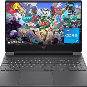 HP Victus 15.6 inch Laptop, FHD 144Hz Display, Intel Core i5-12450H, 8 GB RAM, 512 GB SSD, NVIDIA GeForce RTX 2050 GPU (4 GB Dedicated), Windows 11 Home, 15-fa1029nr (2024)