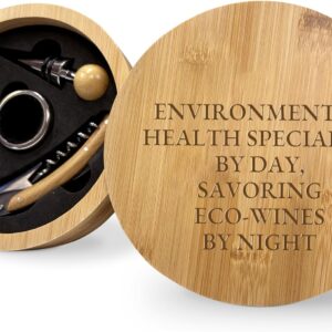 Environmental health specialist Appreciation Gift Ideas For Him or Her, Men Women Gifts For Eco health specialist Environmental safety expert Retirement Birthday Anniversary Christmas, Bamboe