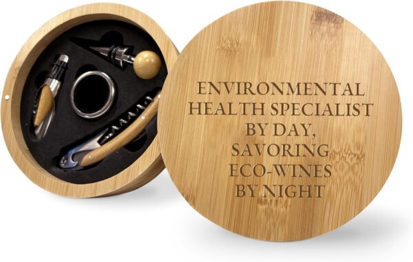 Environmental health specialist Appreciation Gift Ideas For Him or Her, Men Women Gifts For Eco health specialist Environmental safety expert Retirement Birthday Anniversary Christmas, Bamboe