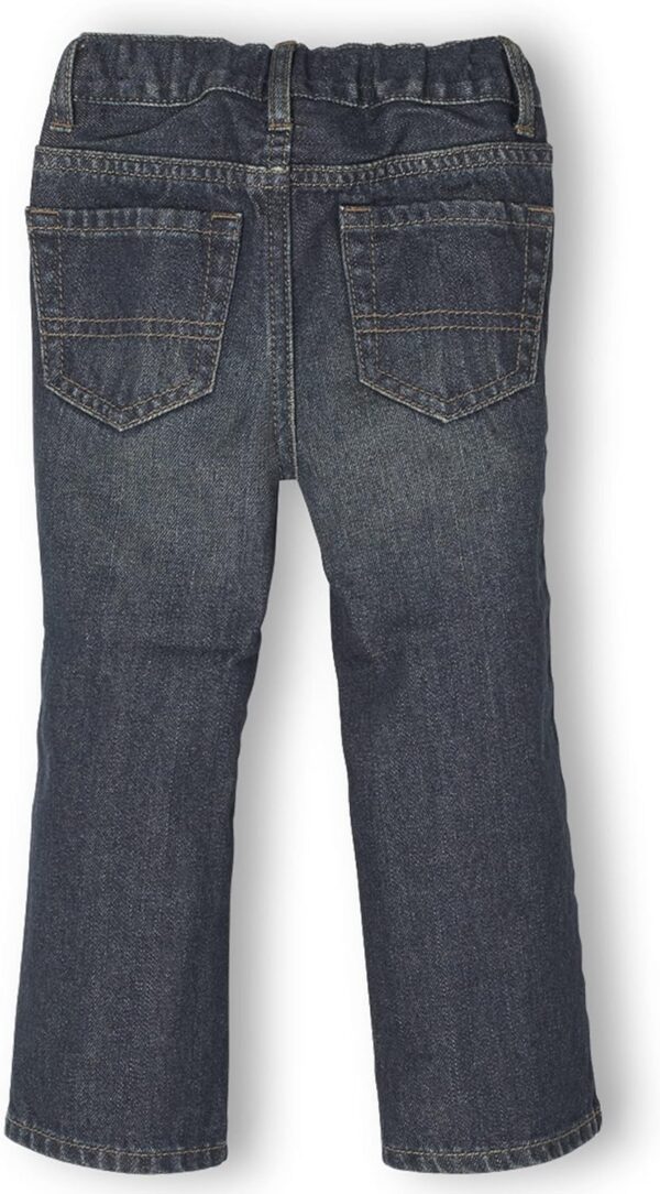 The Children's Place Baby and Toddler Boys' Basic Bootcut Jeans - Image 3