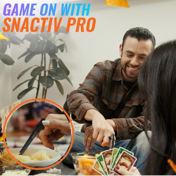 SNACTIV PRO Finger Chopsticks for Gamers - As Seen on Shark Tank! The Official Snacking Tool of the Future - Enjoy Snacks and Chips with Ease - Innovative Gaming Snacking Solution - Snack Chopsticks - Image 7