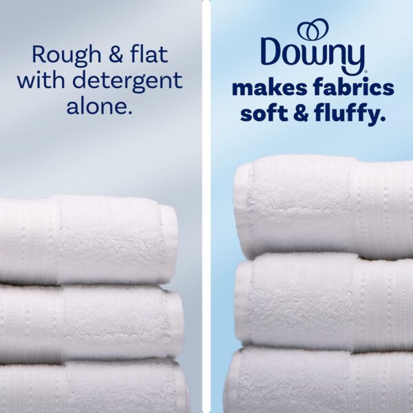 Downy Fabric Softener Liquid, Cool Cotton Scent, 140 fl oz, 190 Loads - Image 3