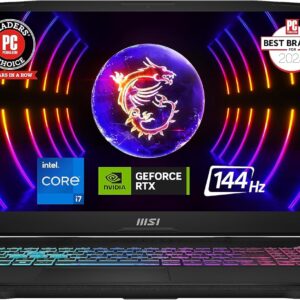 MSI Katana 17 Gaming Laptop: 13th Gen Intel Core i7, GeForce RTX 4060, 17.3" 144Hz FHD Display, 32GB DDR5, 1TB NVMe SSD, USB-Type C, Cooler Boost 5, Win11 Home: Black B13VFK-835US