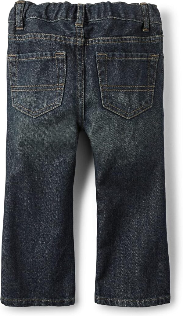 The Children's Place Baby and Toddler Boys' Basic Bootcut Jeans - Image 4