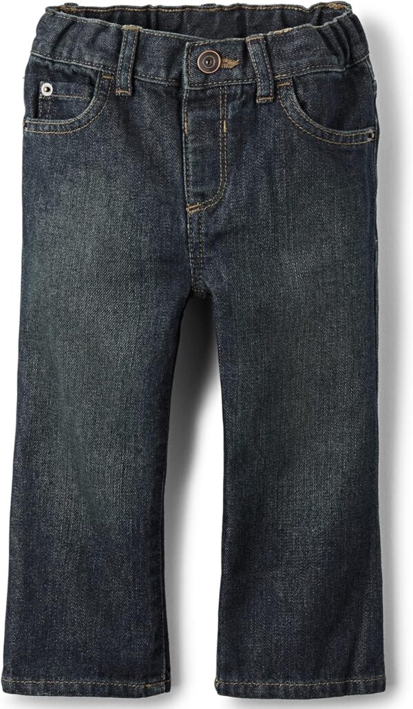 The Children's Place Baby and Toddler Boys' Basic Bootcut Jeans