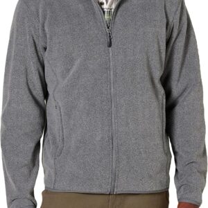 Amazon Essentials Men's Full-Zip Fleece Jacket (Available in Big & Tall)