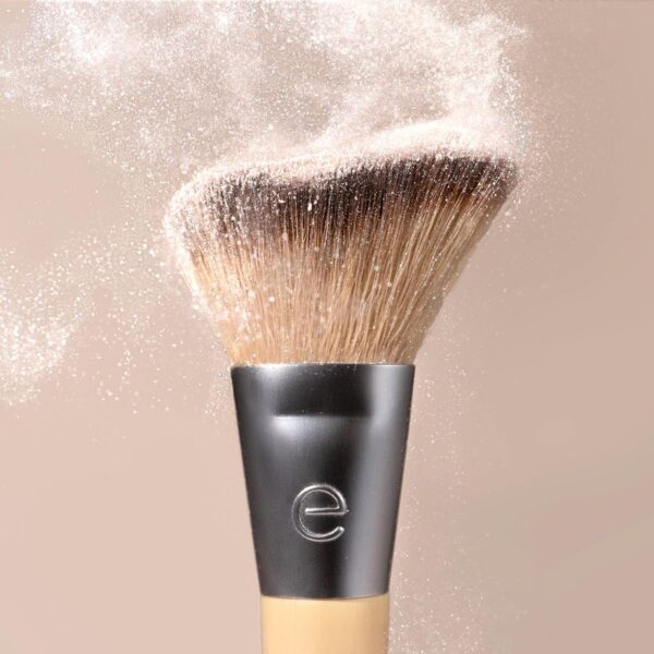 EcoTools Blush + Highlight Brush Duo, Makeup Brushes For Liquid, Cream, & Powder Highlight & Blush, Enhance Natural Skin, Eco-Friendly Makeup Brush Set, Synthetic Bristles, 2 Piece Set - Image 10