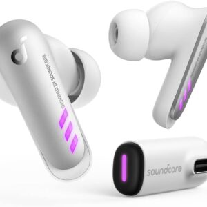 Soundcore VR P10 Gaming Earbuds-Low Latency, Meta Officially Co-branded, Dual Connection, 2.4GHz Wireless, USB-C Dongle Included-Compatible with Meta Quest 2, Steam Deck, PS4, PS5, PC, Switch