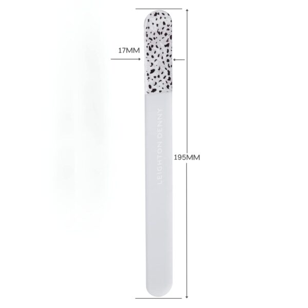 Crystal Nail File with Eco Case - Snow Leopard Limited Edition - Large 195mm - Image 3