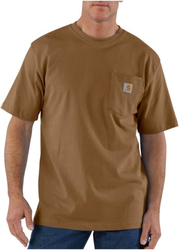 Carhartt Men's Loose Fit Heavyweight Short-Sleeve Pocket T-Shirt - Image 2