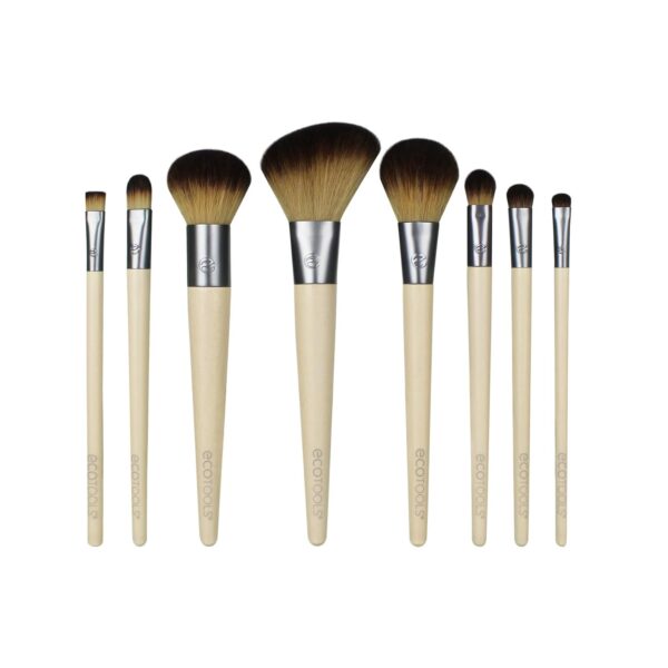 EcoTools-Cruelty Free Confidence in Bloom Brush Set-Cruelty Free Synthetic Taklon Bristles, Recycled Packaging, Recycled Aluminum Ferrules - Image 2