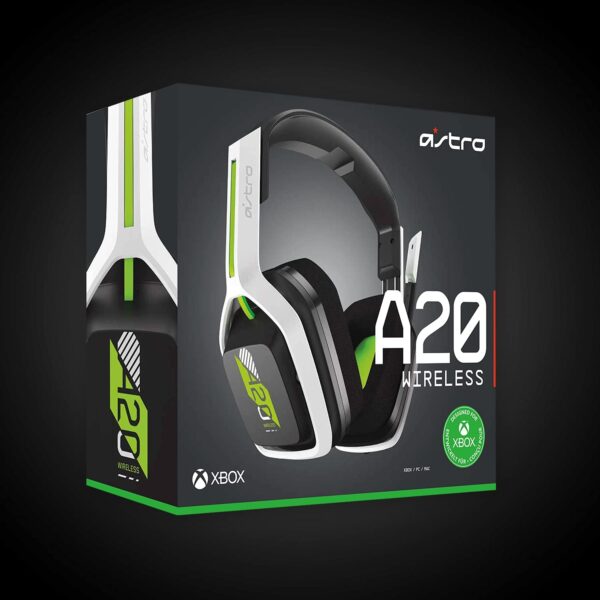 ASTRO Gaming A20 Wireless Headset Gen 2 for Xbox Series X | S, Xbox One, PC & Mac - White /Green - Image 8