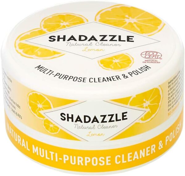 Shadazzle Natural All Purpose Cleaner and Polish – Eco friendly Multi-purpose Cleaning Product – Cleans & Polishes any washable surface (Lemon)