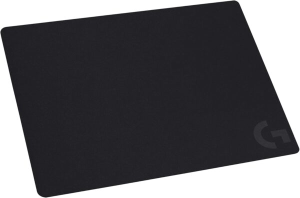 Logitech G240 Cloth Gaming Mouse Pad, Optimized for Gaming Sensors, Moderate Surface Friction, Non-Slip Mouse Mat - Black