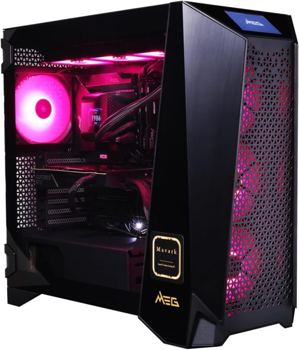 Mavark Gaming Rig MEG Prospect 700R 14th Gen Intel Raptor Lake i9-14900K 6GHz AORUS RTX 4090 24GB Liquid Cooling System 2.4" IPS Display Win 11 Pro (34TB SSD|128GB RAM) - Image 2