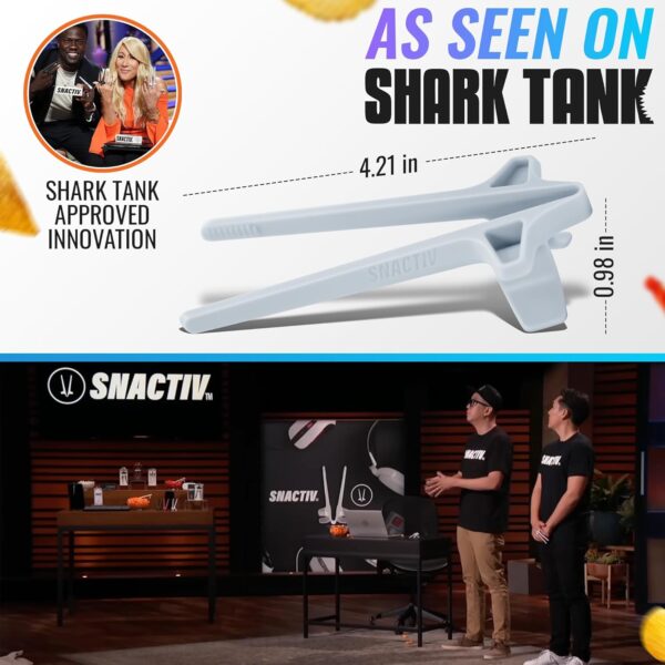 SNACTIV LITE Finger Chopsticks for Gamers 4PC Bundle - As Seen on Shark Tank! The Official Snacking Tool of the Future - Enjoy Snacks and Chips with Ease - Innovative Gaming Snacking Solution - Image 3