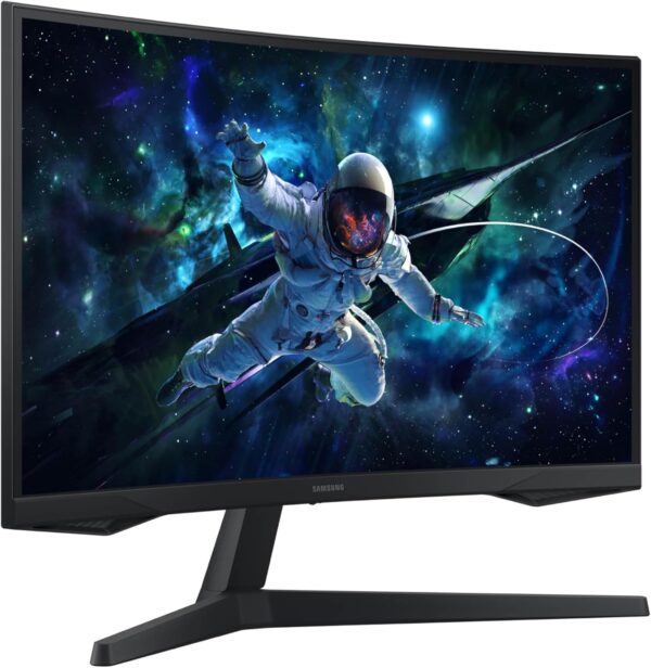 SAMSUNG 32” Odyssey G55C Series QHD 1000R Curved Gaming Monitor, 1ms(MPRT), HDR10, 165Hz, AMD Radeon FreeSync, Eye Care, Glare Free, Sharp Resolution LS32CG550ENXZA, 2024 - Image 2